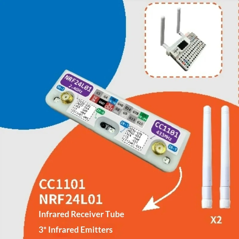 Nrf24L01 - M5Stack CardPuter 3 in 1 RFモジュール