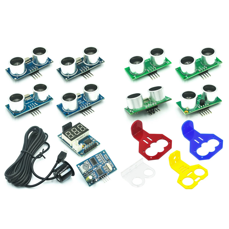 Ultrasonic Sensor Hc-Sr04 - HC-SR04 HYSRF05 US-15/16/26/25/100 超音波測距モジュールセンサーブラケット