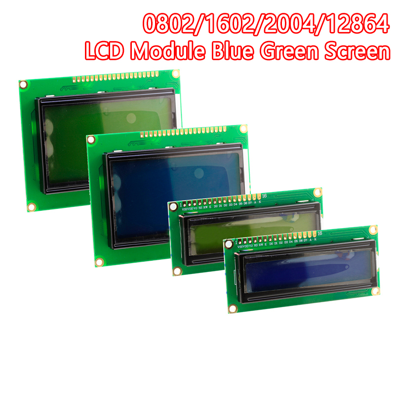 Lcd 1602 - Lcdモジュールブルーグリーンarduinoの0802 1602 2004 12864 lcd文字uno R3