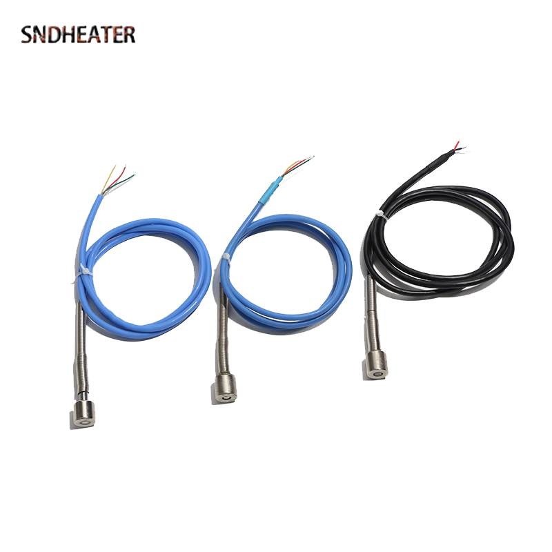 Ds18B20 - SNDHEATER-DS18B20デジタル磁気信号温度センサー,熱電対プロビースト,シリコンシールドワイヤー,1m, 2m, 3m, 4m, 5m, 15x15mm