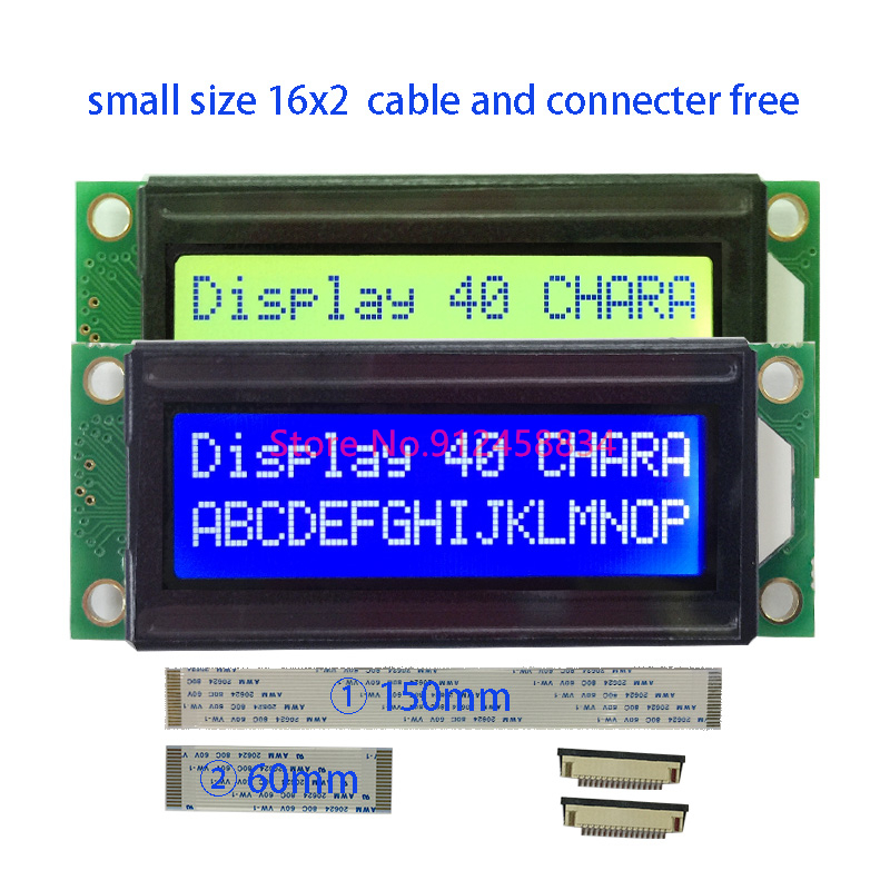 Lcd 1602 - コネクタ1602個のミニサイズの液晶ディスプレイモジュール16ピンffc