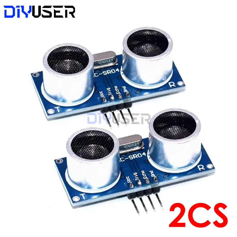 Ultrasonic Sensor Hc-Sr04 - DIYUSER 2 個超音波モジュール HC-SR04 距離測定トランスデューサーセンサー検出器測距スマートカー用