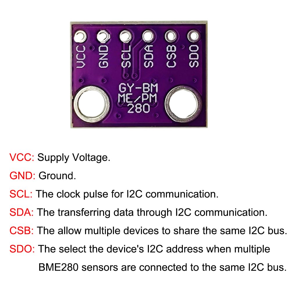 Bme280 - GY-BME280-3.3 高精度高度計気圧温度湿度センサー BME280 3.3V Arduino対応