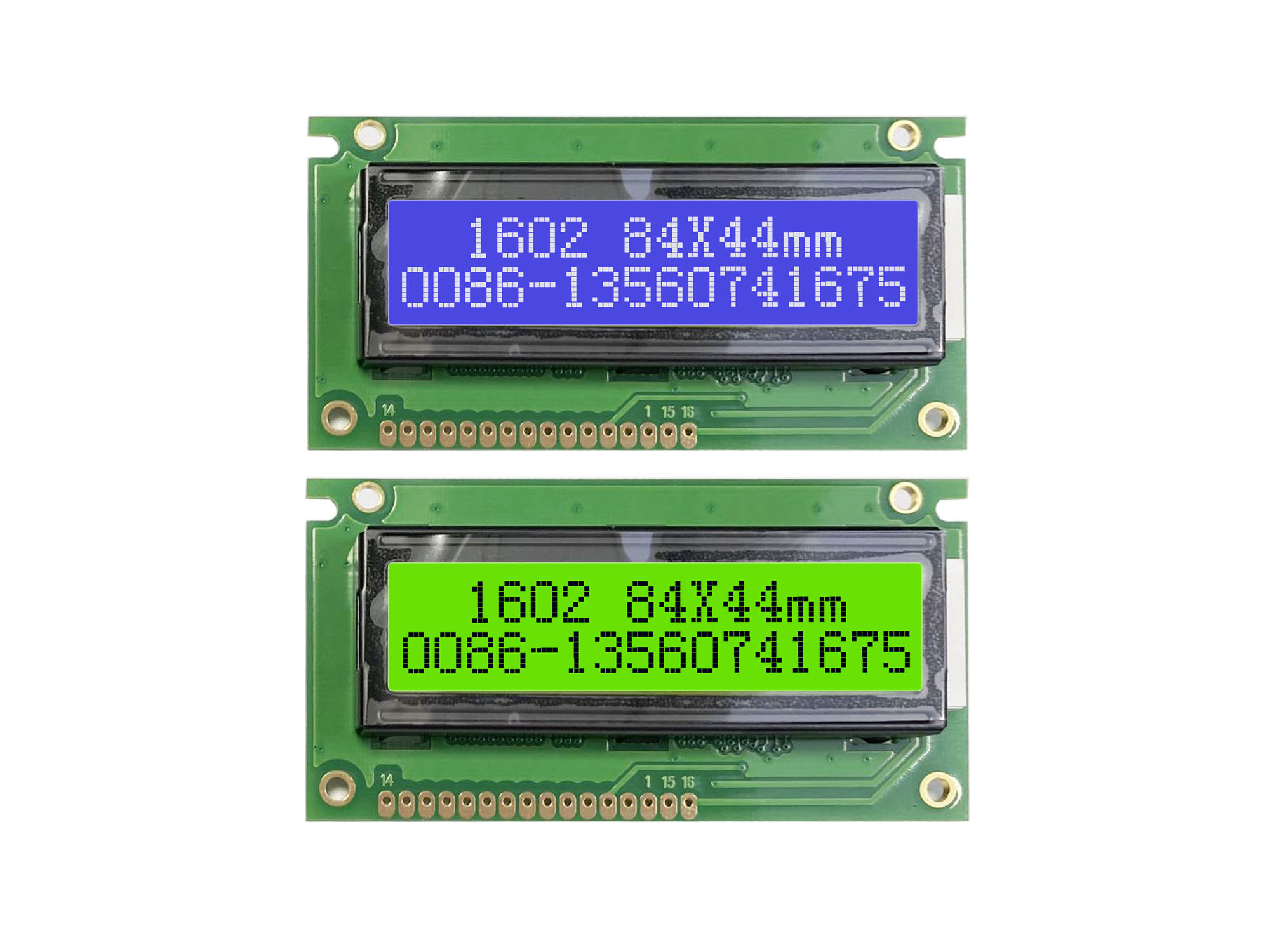 Lcd 1602 - LCD画面モジュール,1602x2, 16x84x44mm, lm1623, wh1602a, ac162d, lmb162h,ebc1602h,良質