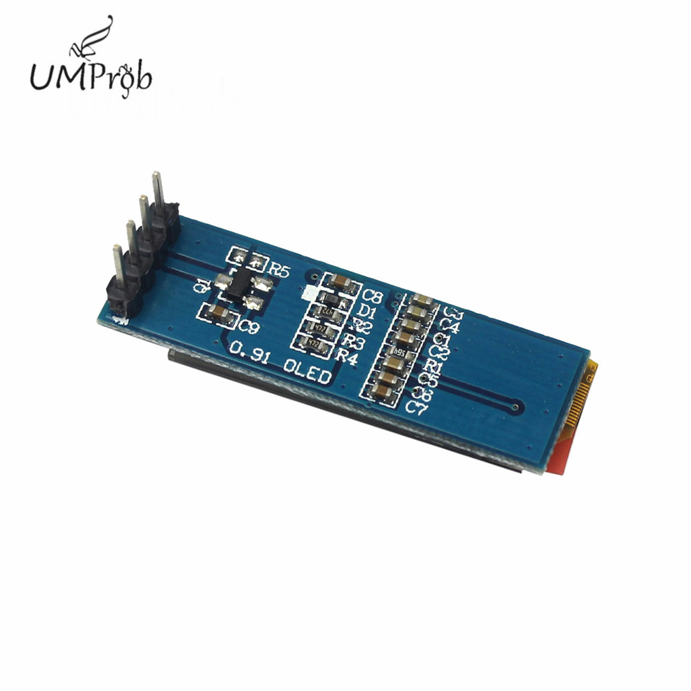 0.91インチ 128x32 IIC I2C 白/青 OLE - Ssd1306 のレビューと価格