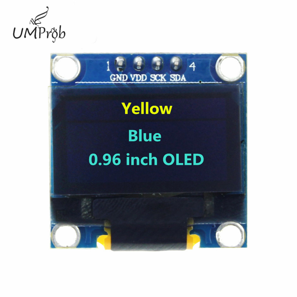 0.91インチ 128x32 IIC I2C 白/青 OLE - Ssd1306 のレビューと価格