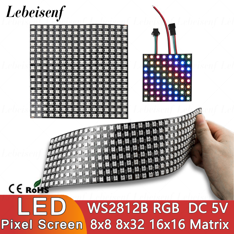 LEDデジタルピクセルスクリーン WS2812B SMD 5 - Ws2812B のレビューと価格