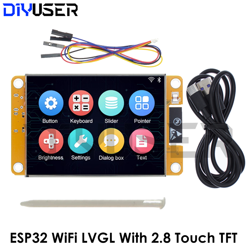 ESP32 LVGL WIFI&Bluetooth開発ボード - Tft Display 2.4 のレビューと価格