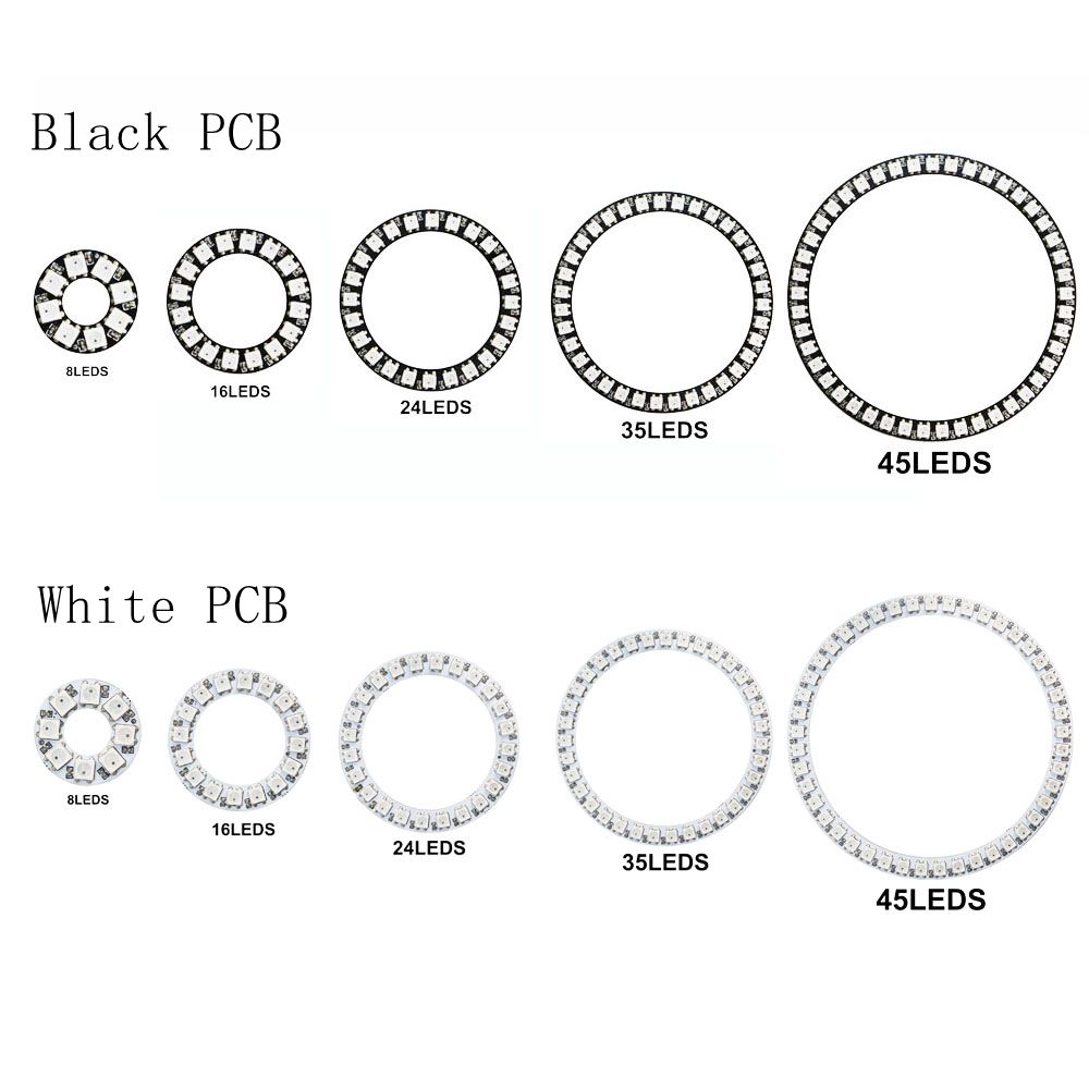 WS2812b LEDリング アドレス指定可能 8/16/2 - Ws2812B Strip 5V のレビューと価格