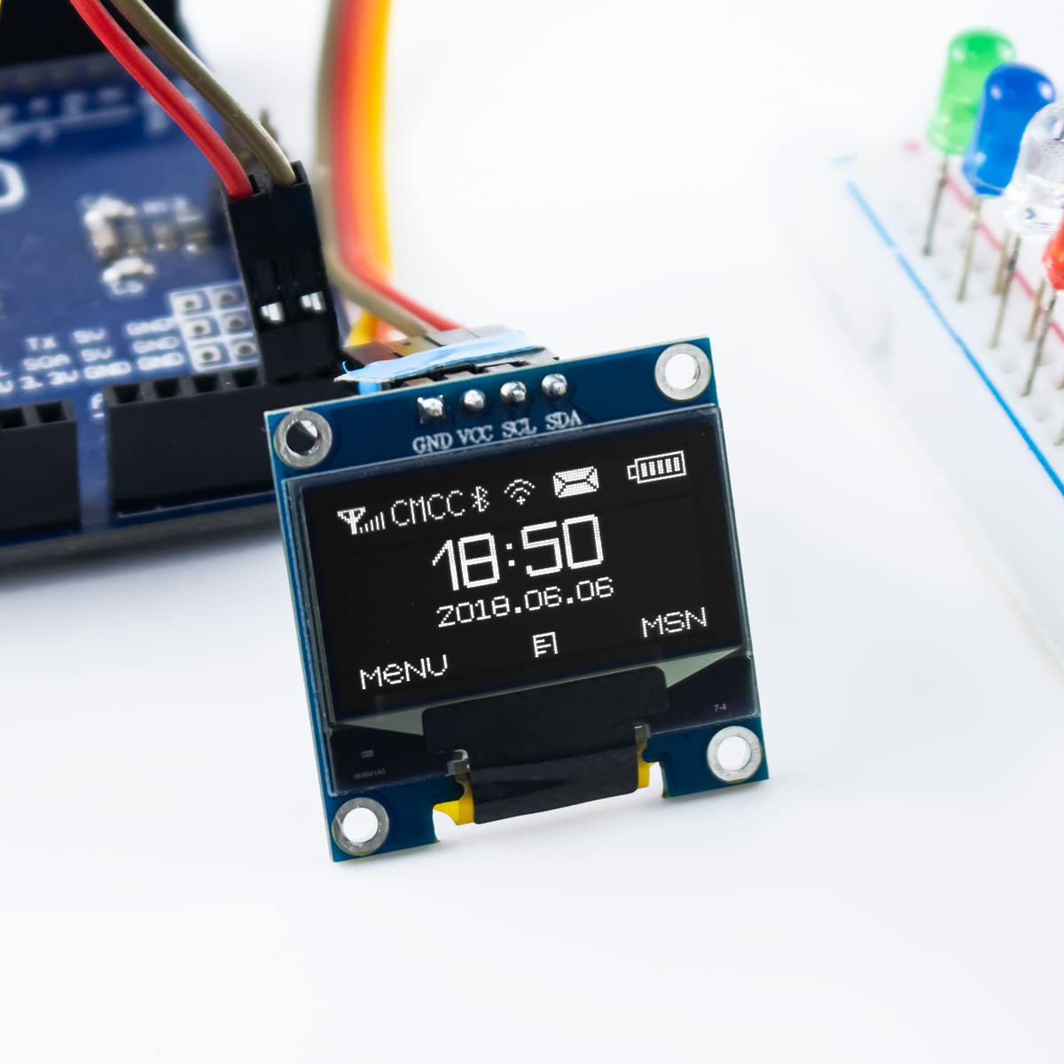 0.96 インチ OLED I2C IIC ディスプレイモジ - Oled Display 0.96 のレビューと価格