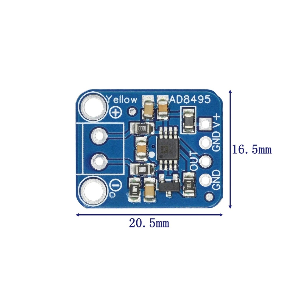 AD8495 K型熱電対信号処理モジュール。3～18Vの広範 - Thermocouple Module K Type のレビューと価格