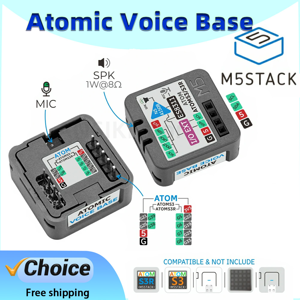 M5Stack Atomic Voice Base ES83 - Microphone Module のレビューと価格