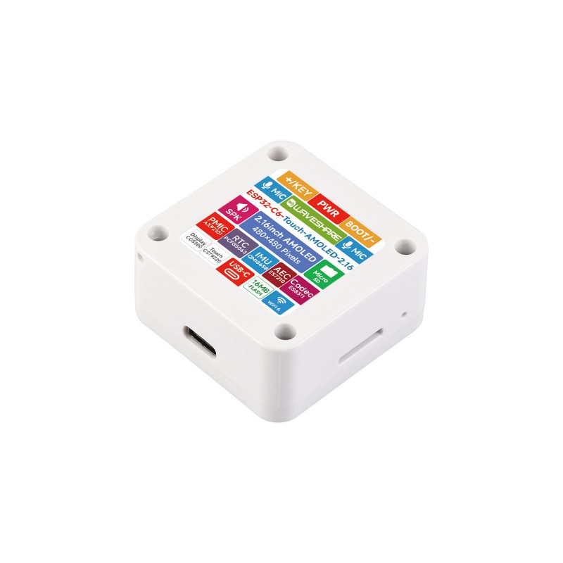 ESP32-C6 2.16インチAMOLEDディスプレイタッ - Microphone Module のレビューと価格