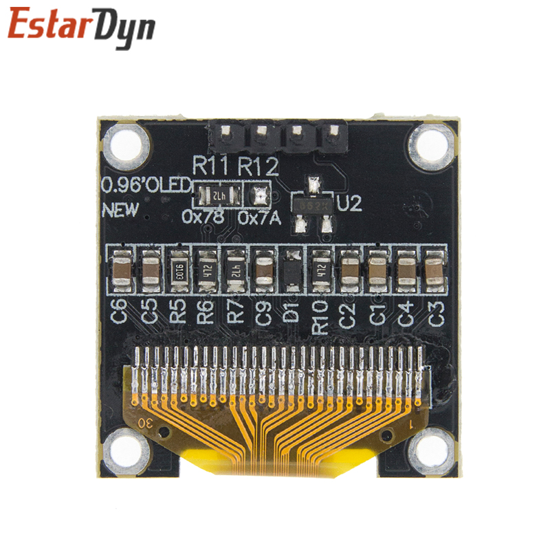 0.96 インチ IIC SPI シリアル 7/4 ピン白/ - Oled Display 0.96 のレビューと価格