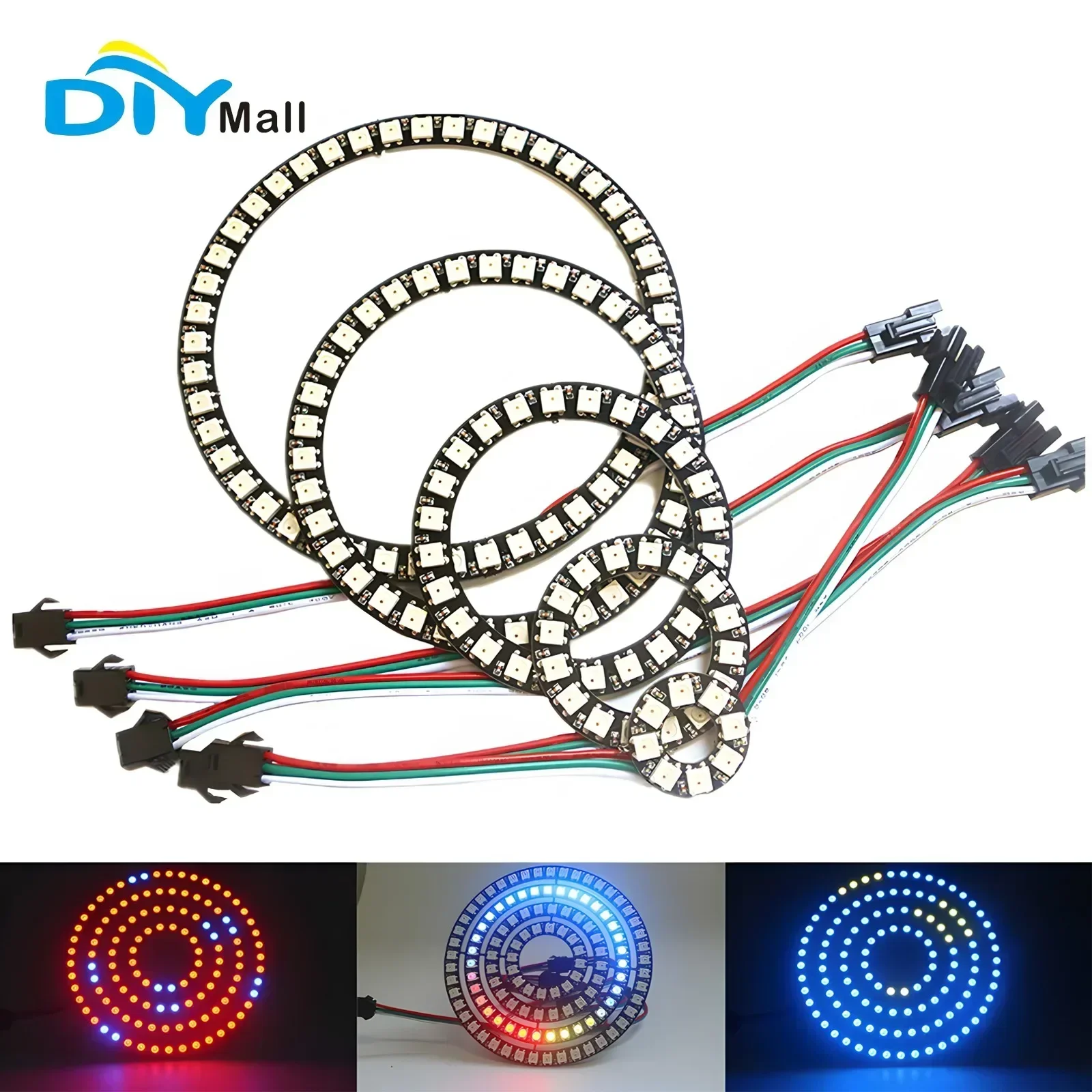 DIYmall WS2812B 5050 RGB LEDリン - Ws2812B のレビューと価格