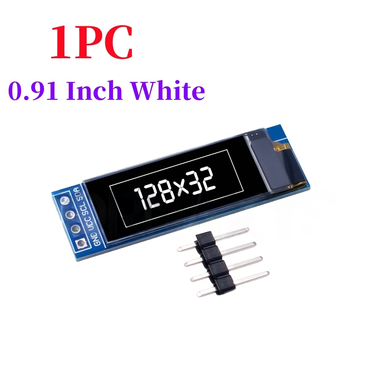 0.91インチ 128x32 IIC I2C ホワイト/ブル - Ssd1306 のレビューと価格