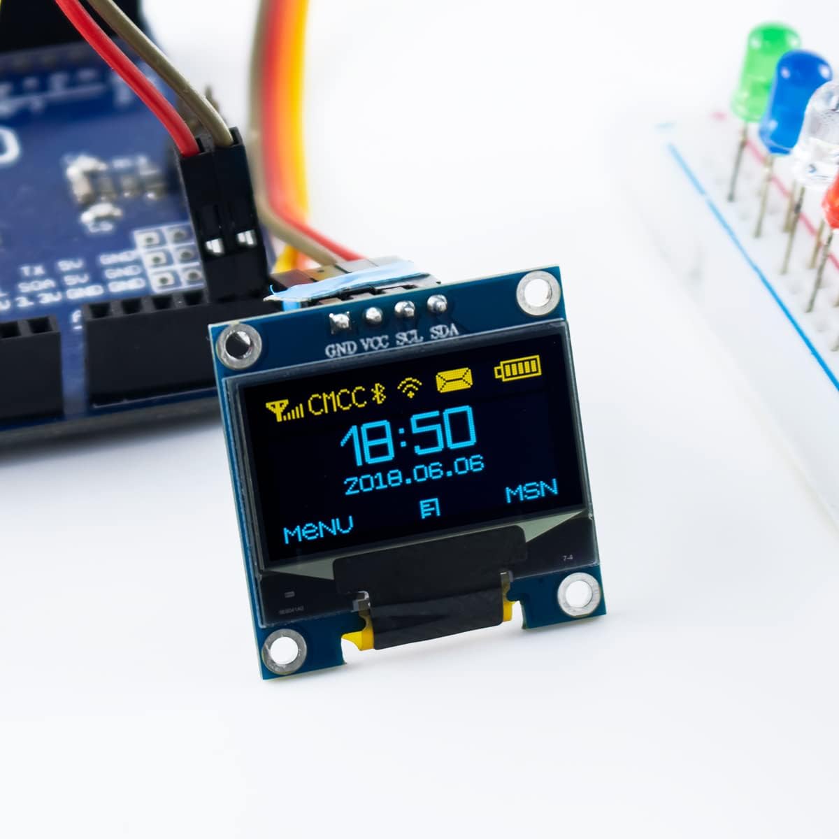 5 個 0.96 インチ OLED I2C IIC ディスプ - Ssd1306 のレビューと価格