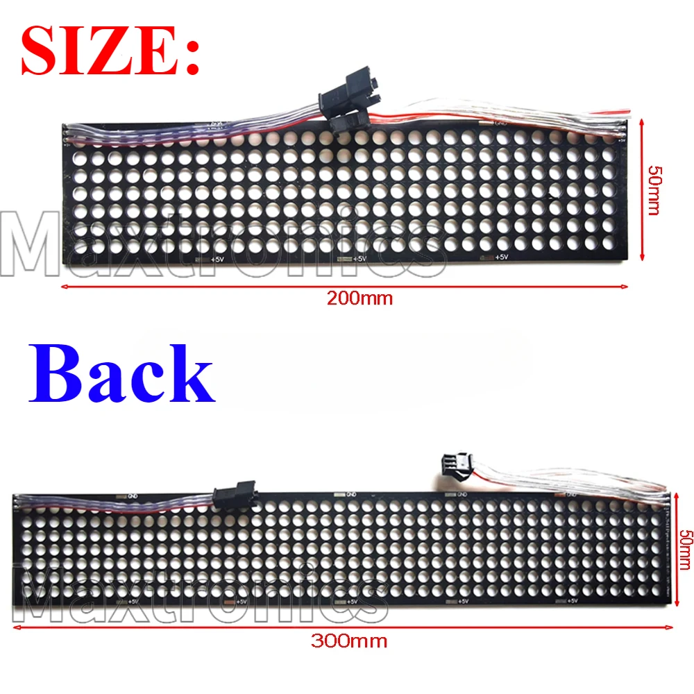 WS2812B LED 透明スクリーンフルカラー RGB 2 - Ws2812B のレビューと価格