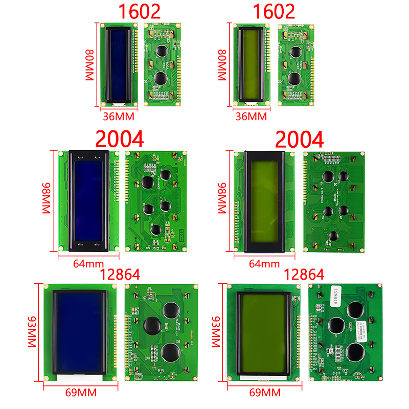 Lcdモジュールブルーグリーンarduinoの0802 16 - Lcd 1602 のレビューと価格