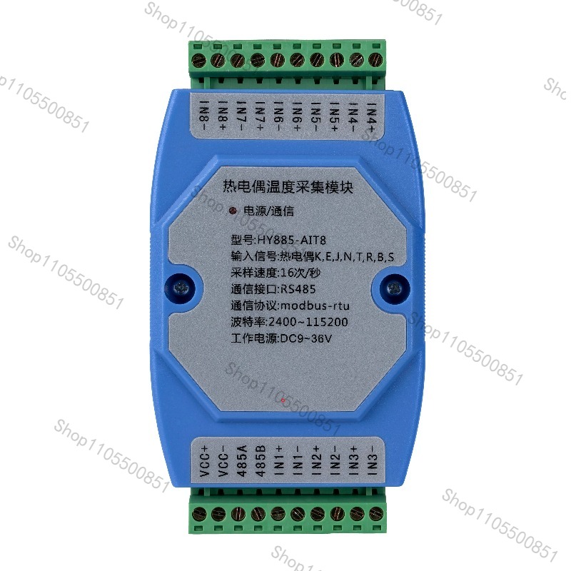 8ウェイK型熱電対PT100熱抵抗からRS485工業用温度取 - Thermocouple Module K Type のレビューと価格