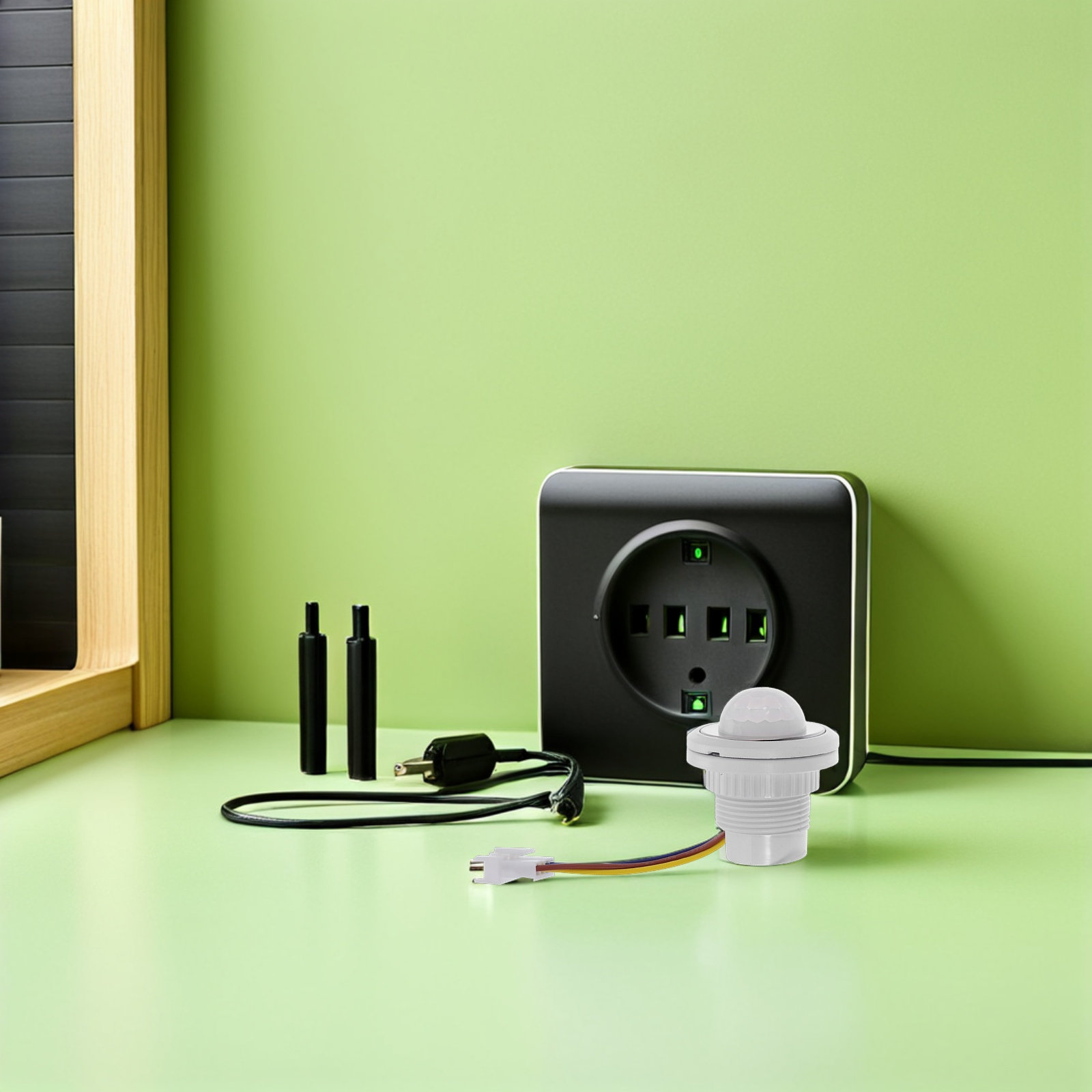 モーションセンサー付き照明スイッチ、赤外線PIRコントローラ - Pir Motion Sensor のレビューと価格