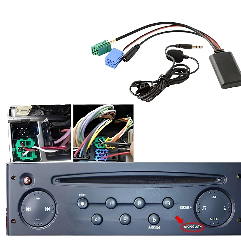 車用5.0 BluetoothモジュールAuxアダプターケー - Microphone Module のレビューと価格