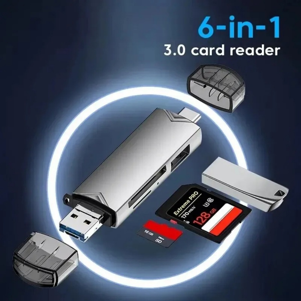 6-in-1 USB 3.0 OTGカードリーダー USB- - Sd Card Module のレビューと価格