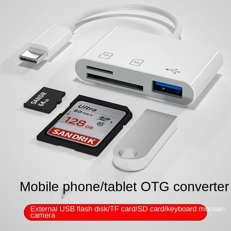 3 in 1 Type-C - USB-C OTGアダプター - Sd Card Module のレビューと価格
