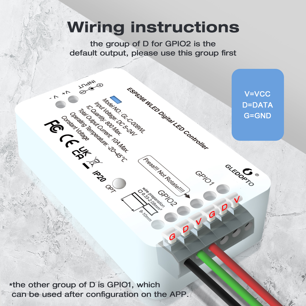 MJJC WLED コントローラ 5V 12V 24V 10 - Ws2812B Strip 5V のレビューと価格