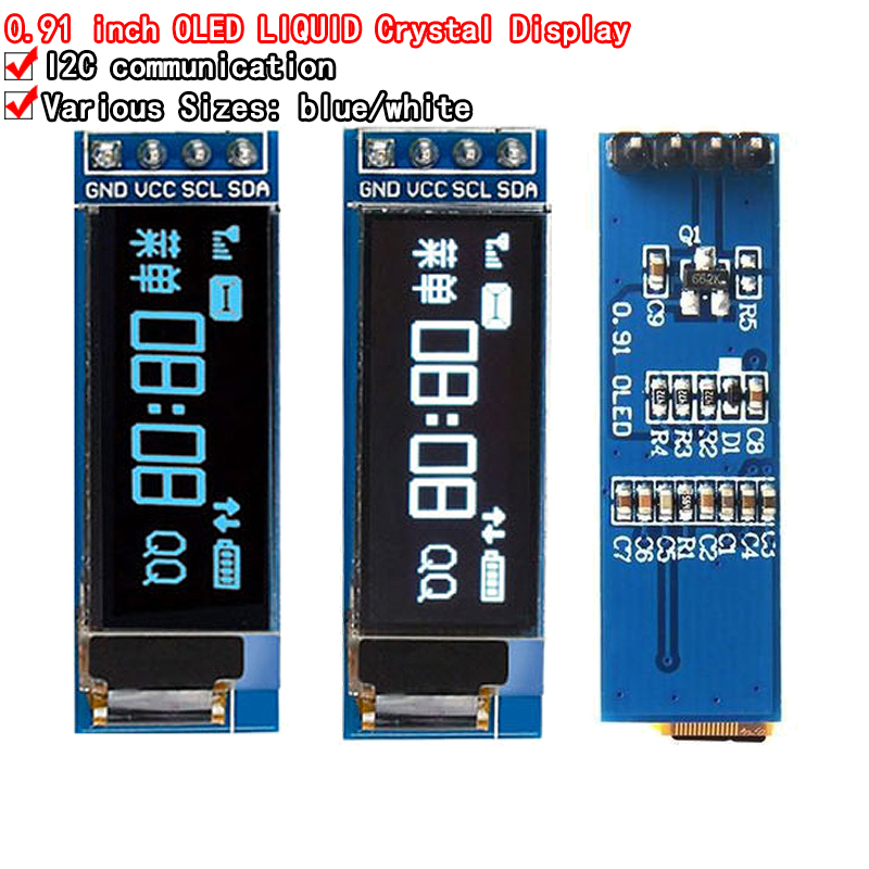 0.91 インチ OLED ディスプレイモジュールホワイト/ - Ssd1306 のレビューと価格
