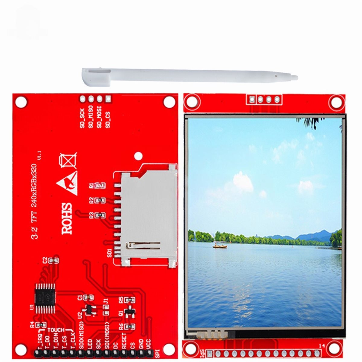 A10I 240x320 3.2インチ SPI TFT LC - Ili9341 のレビューと価格