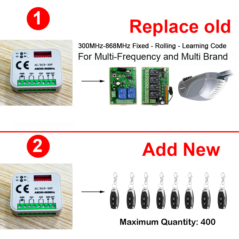 1-20個の新しいユニバーサルRX MULTI 300〜86 - Relay Module 1 Channel のレビューと価格