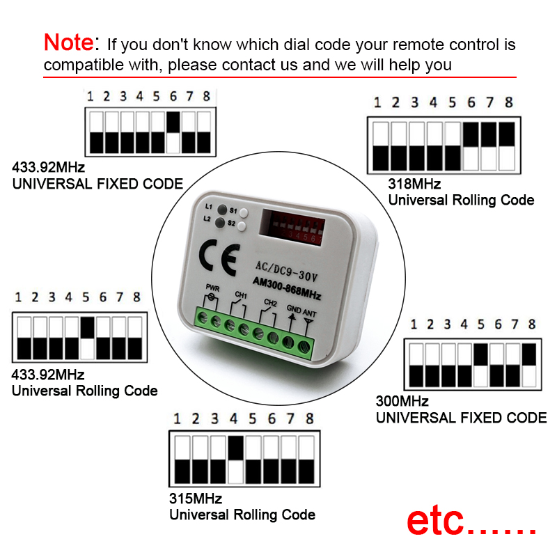 1-20個の新しいユニバーサルRX MULTI 300〜86 - Relay Module 1 Channel のレビューと価格