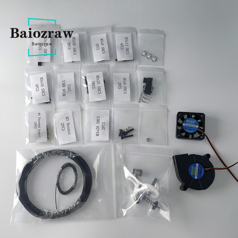 Baiozraw新しいstealthburner押出機スクリ - Neopixel のレビューと価格