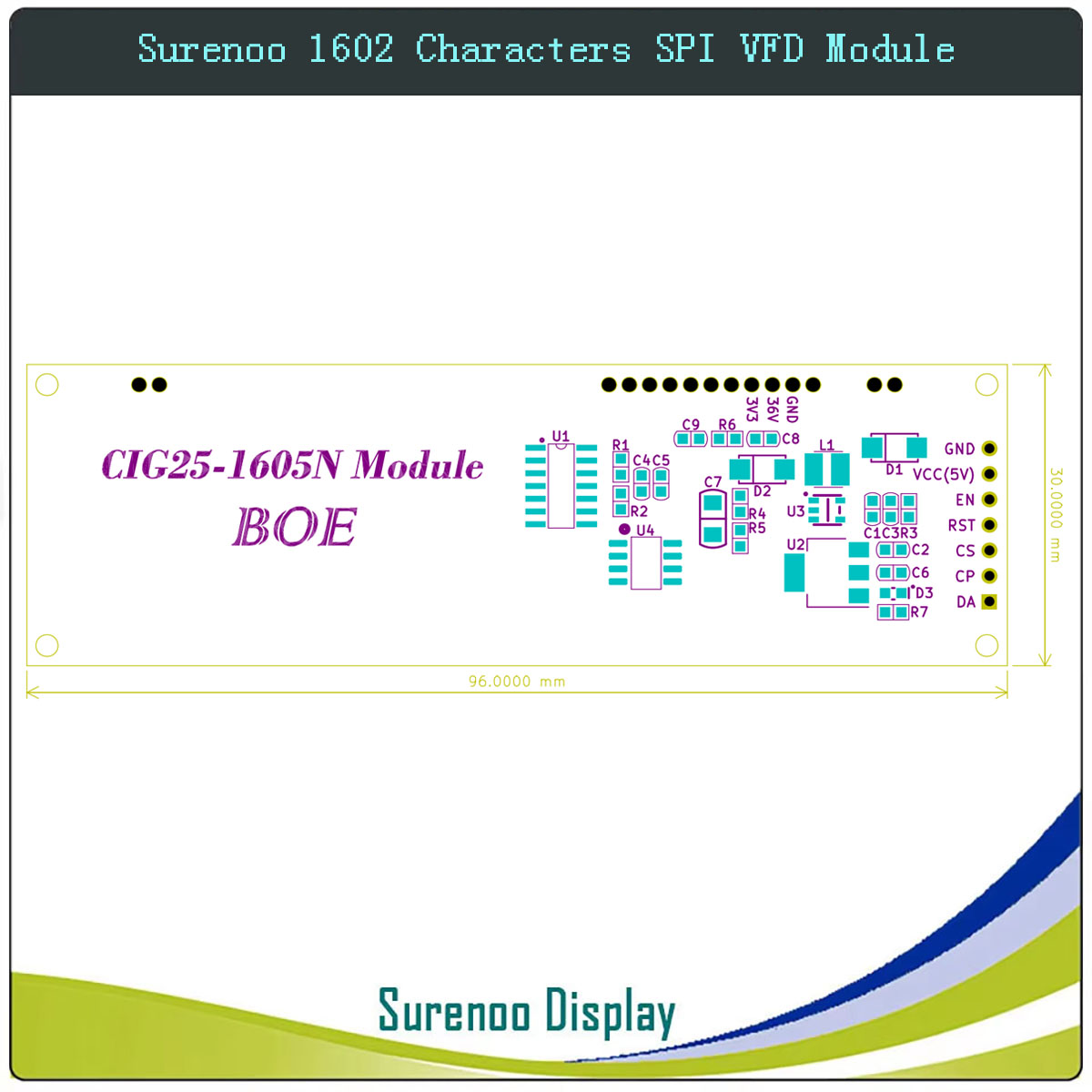 Surenoo 7P シリアル SPI 1602 162 1 - Lcd 1602 のレビューと価格